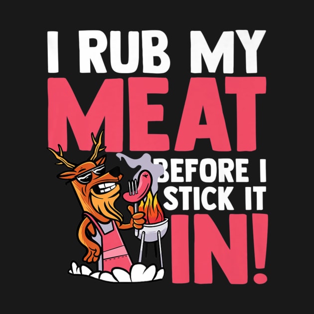 I rub my meat before i stick it bbq meat smoker by Tianna Bahringer