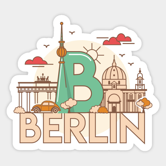 Berlin, Germany Berlin Germany Sticker TeePublic