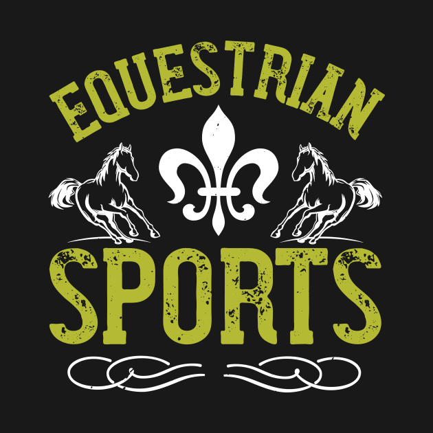 Equestrian Sports by HelloShirt Design