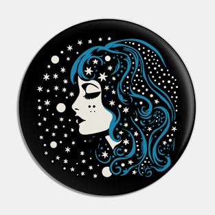 Moon Goddess Pin