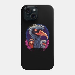 Ostrich Fathers Day Phone Case