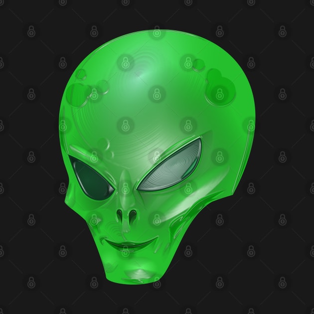 Green Alien Creature by The Black Panther