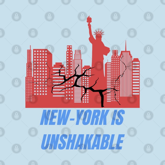 Unshakable NY - earthquake solidarity. by YuYu