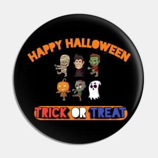 Halloween Characters Collection Pin