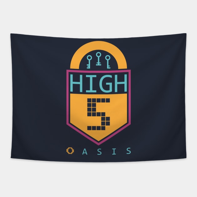 High Five, Ready Player One Tapestry by bryant114