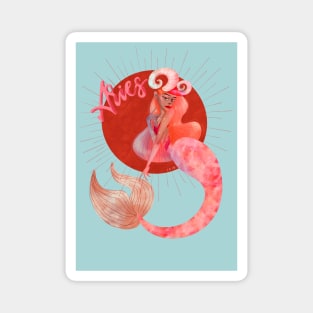 ARIES Zodiac Horoscope Design Magnet