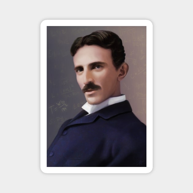 Nikola Tesla Magnet by Marija154