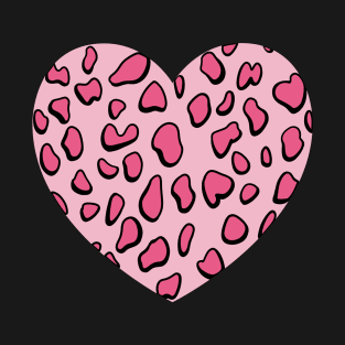 Pink Dalmatian Heart T-Shirt