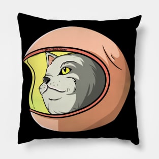 Badass Astronaut Space Cat Pillow