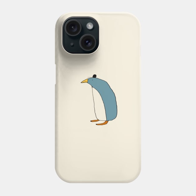 Penguin Wearing a Hat Phone Case by dalebrains