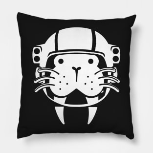 Cute & Funny Space Astronaut Walrus Pillow