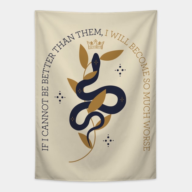 The Cruel Prince - Folk of the Air, Jude and Cardan bookish romantasy Tapestry by OutfittersAve