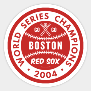 red-sox merch Sticker for Sale by insleyad