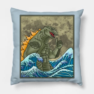 okay i'm godzilla Pillow