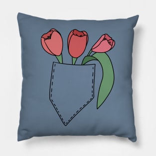 Tulips in the Pocket Pillow