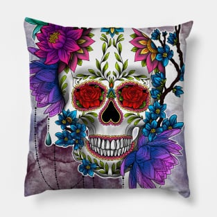 Flower in her Eyes Pillow