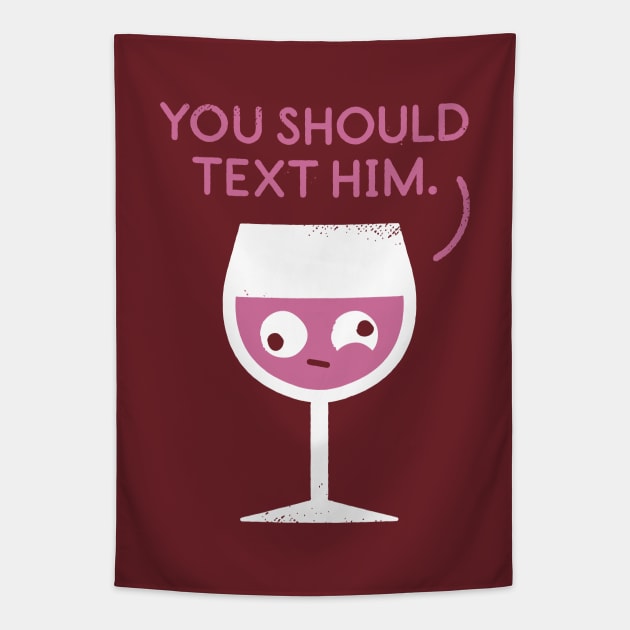 You Red My Mind Tapestry by David Olenick