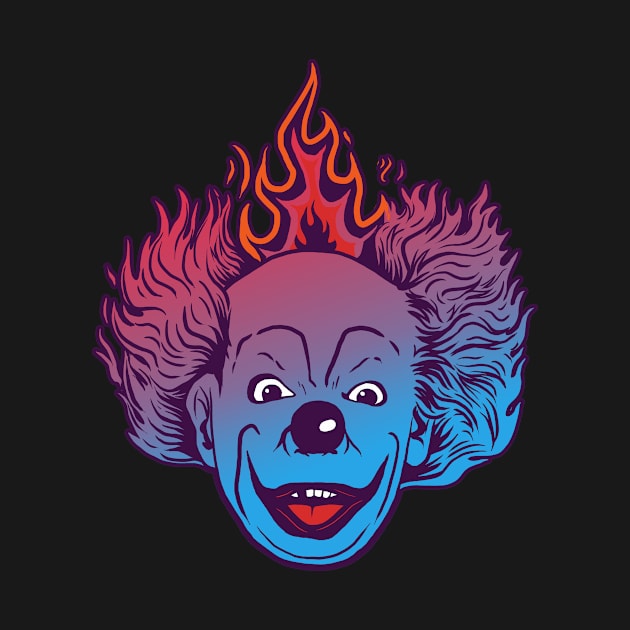 Burning Clown by Andinov88