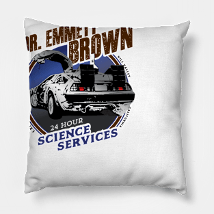 Dr. Emmett Brown Science Services Pillow