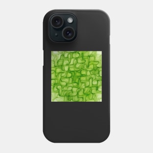 Green waves Phone Case