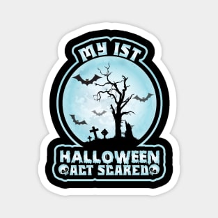 Kids My 1st Halloween Act Scared Costume Magnet