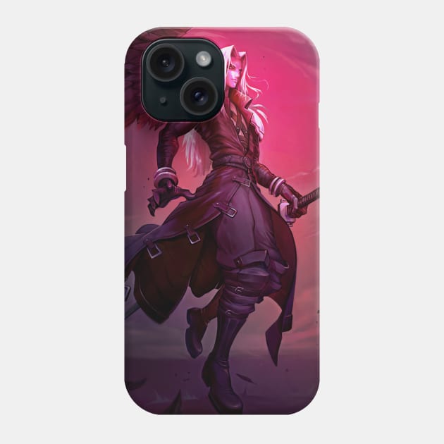 Winged Dark Angel Phone Case by SkyfrNight