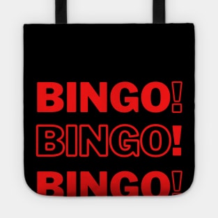 Bingo Bingo Bingo Red Tote