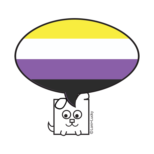 Proud to be NonBinary by gallerynadine