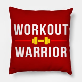 workout warrior Pillow