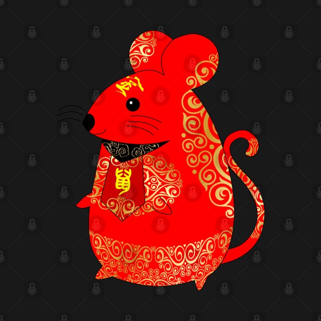 Cute mouse chinese zodiac - funny mouse by INDONESIA68