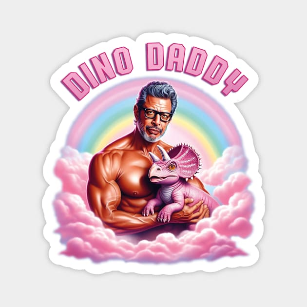 Dino Daddy Jeff Magnet by liminalcandy