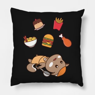 Hungry Squirrel Pillow