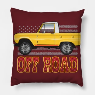 Yellow Off-Road Pillow