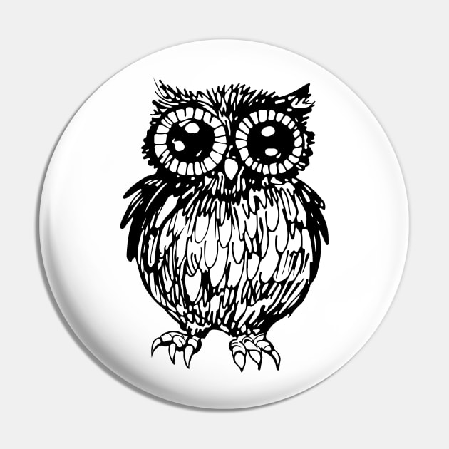 Halloween owl Pin by katerinamk
