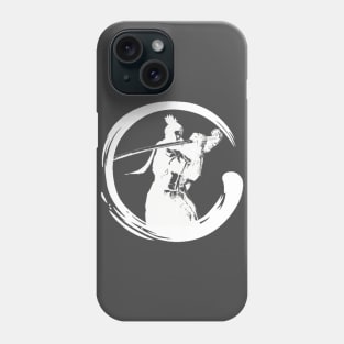 Sekiro Shadows Die Twice Enso Silhouette White Phone Case