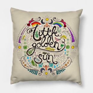 Little Golden Sun Pillow