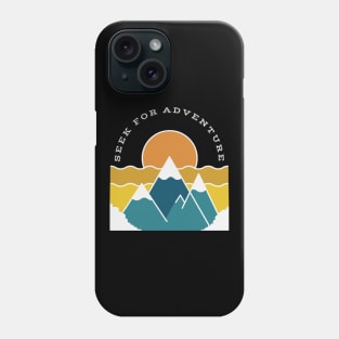 Seek For Adventure Retro Mountains Hiking Outdoor Phone Case