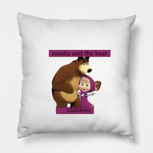 children  Masha and the bear Pillow