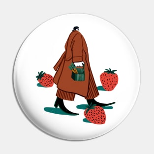 Strawberry fields Pin