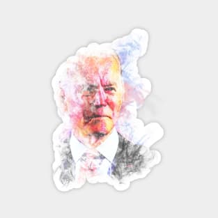 Joe biden pop art illustration Magnet