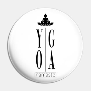 Yoga Namaste | Hot Yoga Pin