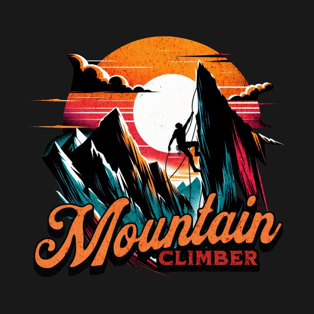 Mountain Climber Design by Miami Neon Designs