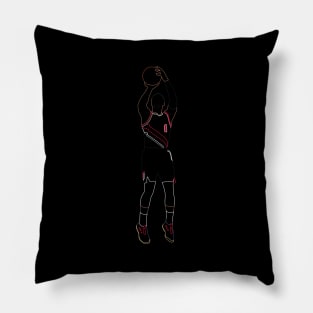 Damian Lillard Jumpshot Neon Pillow