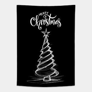 Merry Christmas sketch Tapestry