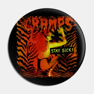 Savage Rockabilly The Cramps Unleashed Music On A T-Shirt Pin