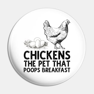 chickens the pet that poops breakfast Pin