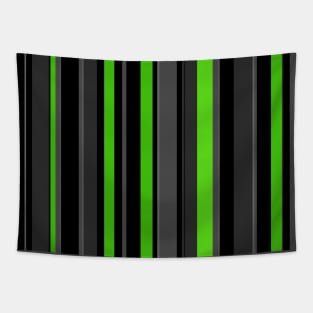 Green grey stripes Tapestry