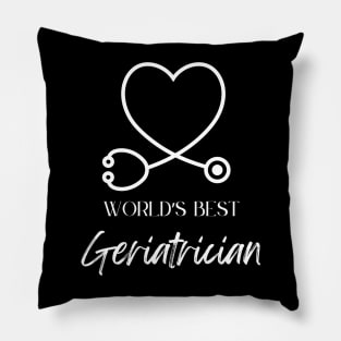 worlds best geriatrician Pillow