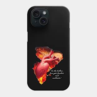 Fabric of Passions: Fearless Love Unveiled Phone Case