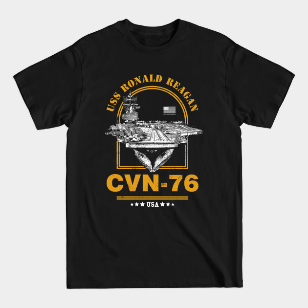 Discover CVN-76 USS Ronald Reagan - Aircraft Carriers - T-Shirt